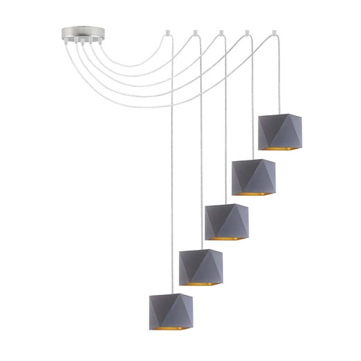 Lampa sufitowa z regulowaną wysokością KANO D5 GOLD ze sklepu Lysne w kategorii Lampy sufitowe - zdjęcie 181817070