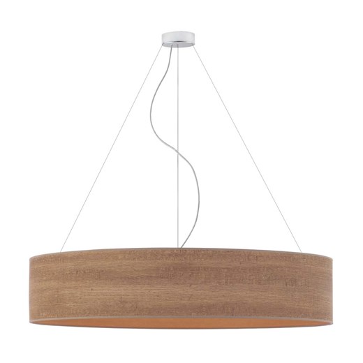 Lampa wisząca do salonu PORTO ECO fi - 100 cm - kolor orzechowy ze sklepu Lysne w kategorii Lampy wiszące - zdjęcie 181817600