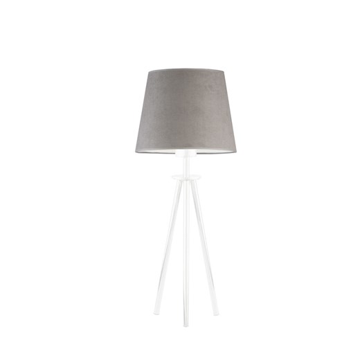 Lampka na stolik nocny na 3 nogach BERGEN VELUR ze sklepu Lysne w kategorii Lampy stołowe - zdjęcie 181818092