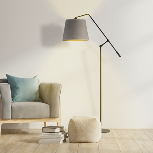 Lampa podłogowa z ruchomym ramieniem FOYA VELUR ze sklepu Lysne w kategorii Lampy podłogowe - zdjęcie 181818340