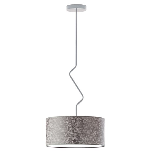 Lampa sufitowa z abażurem imitującym beton LOZANNA fi - 40 cm ze sklepu Lysne w kategorii Lampy sufitowe - zdjęcie 181819033