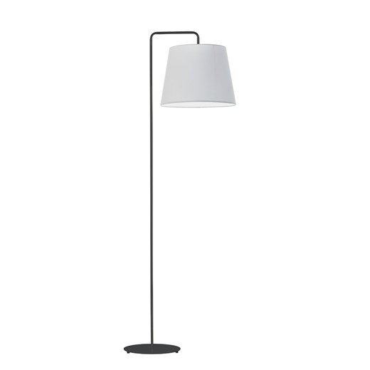 Lampa stojąca LED w stylu skandynawskim RIJAD jasnoszary abażur  stożek ze sklepu Lysne w kategorii Lampy podłogowe - zdjęcie 181819624