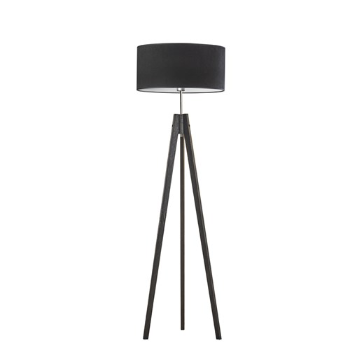 Czarna lampa podłogowa typu tripod do salonu HAITI VELUR ze sklepu Lysne w kategorii Lampy podłogowe - zdjęcie 181820554