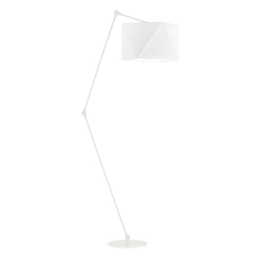 Biała lampa stojąca na wysięgniku do salonu OSAKA ze sklepu Lysne w kategorii Lampy podłogowe - zdjęcie 181820623