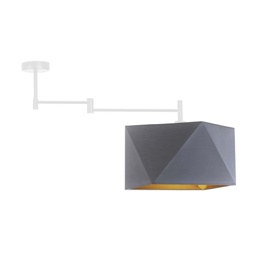 Regulowana lampa sufitowa z abażurem ze złotym wnętrzem HARBIN GOLD ze sklepu Lysne w kategorii Lampy sufitowe - zdjęcie 181820771
