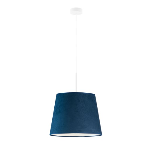 Pojedyncza lampa wisząca nad stół SARI VELUR - kolor granatowy ze sklepu Lysne w kategorii Lampy wiszące - zdjęcie 181820804