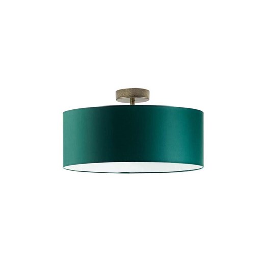 Plafon sufitowy z abażurem WENECJA fi - 40 cm - kolor zieleń butelkowa ze sklepu Lysne w kategorii Lampy sufitowe - zdjęcie 181820812