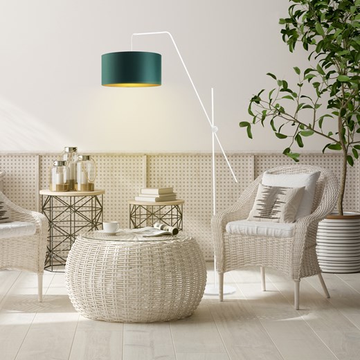 Regulowana lampa podłogowa do salonu BILBAO GOLD ze sklepu Lysne w kategorii Lampy podłogowe - zdjęcie 181820884