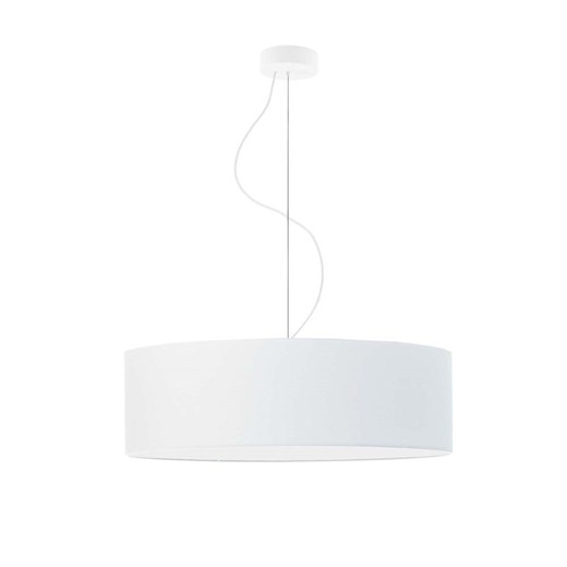 Biała lampa wisząca do salonu HAJFA fi - 60 cm - kolor biały ze sklepu Lysne w kategorii Lampy wiszące - zdjęcie 181821213