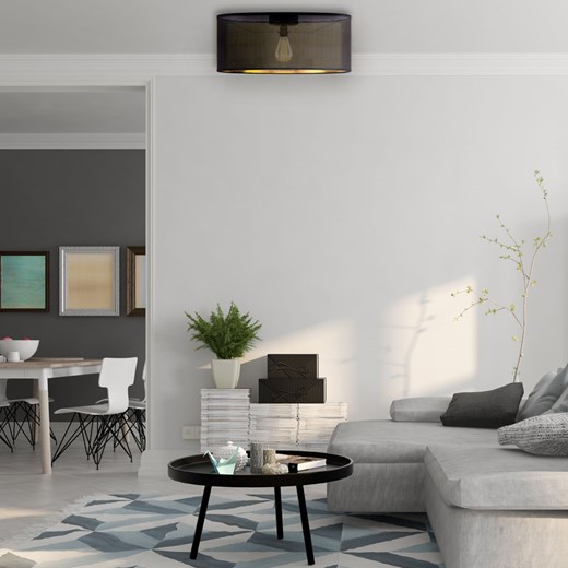 Nowoczesny plafon sufitowy do salonu DUBAJ AŻUR fi - 40 cm ze sklepu Lysne w kategorii Lampy sufitowe - zdjęcie 181821282