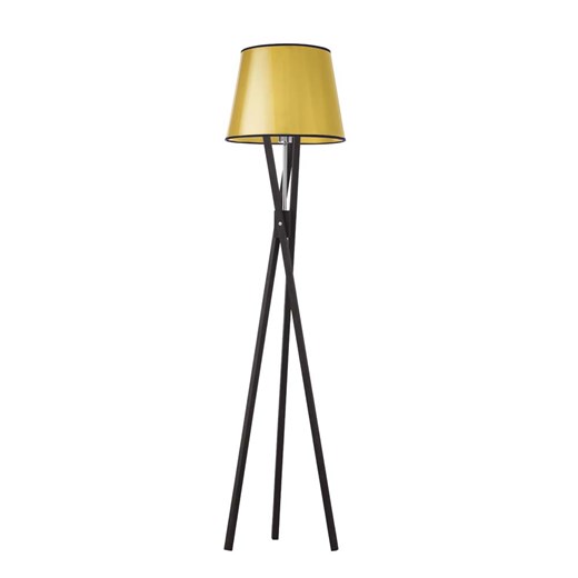 Czarno złota lampa stojąca na trójnogu ANDORA MIRROR ze sklepu Lysne w kategorii Lampy podłogowe - zdjęcie 181821814