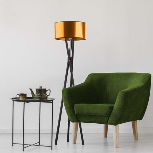 Loftowa lampa stojąca na trójnogu ELX MIRROR ze sklepu Lysne w kategorii Lampy podłogowe - zdjęcie 181821832