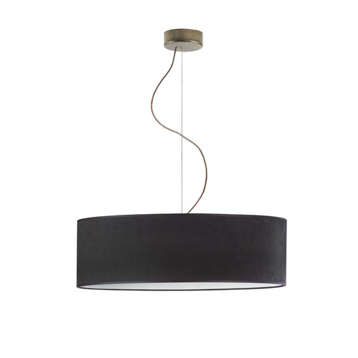Regulowana lampa wisząca nad stół HAJFA VELUR fi - 60 cm kolor czarny ze sklepu Lysne w kategorii Lampy wiszące - zdjęcie 181822314