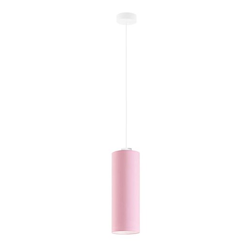 Różowa lampa wisząca tuba na czarnym stelażu DENVER ze sklepu Lysne w kategorii Lampy wiszące - zdjęcie 181823080