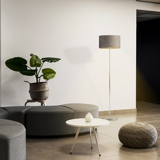 Minimalistyczna lampa podłogowa do salonu WERONA VELUR ze sklepu Lysne w kategorii Lampy podłogowe - zdjęcie 181823274