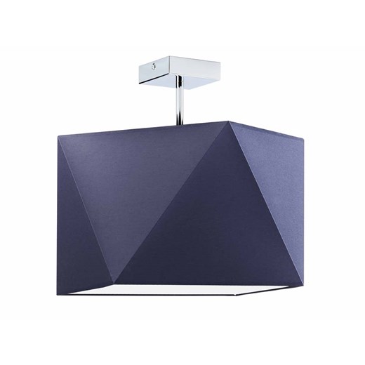 Granatowa lampa sufitowa z abażurem TACOMA ze sklepu Lysne w kategorii Lampy sufitowe - zdjęcie 181824121