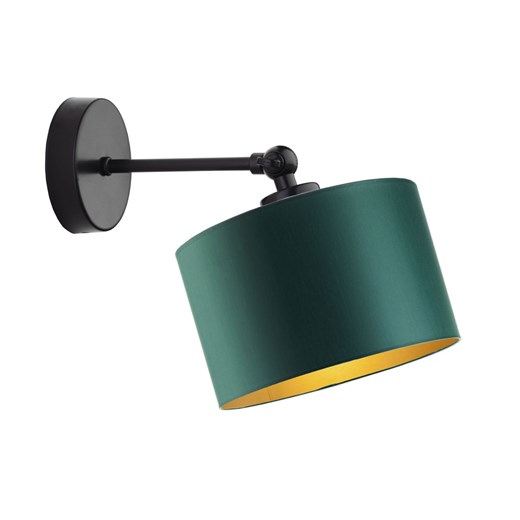 Czarna lampa ścienna na wysięgniku ruchomym TETE GOLD ze sklepu Lysne w kategorii Lampy ścienne - zdjęcie 181824572