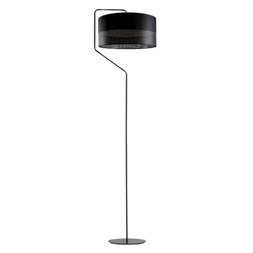 Czarna lampa stojąca do salonu glamour TESALLIA GLAM ze sklepu Lysne w kategorii Lampy podłogowe - zdjęcie 181824882