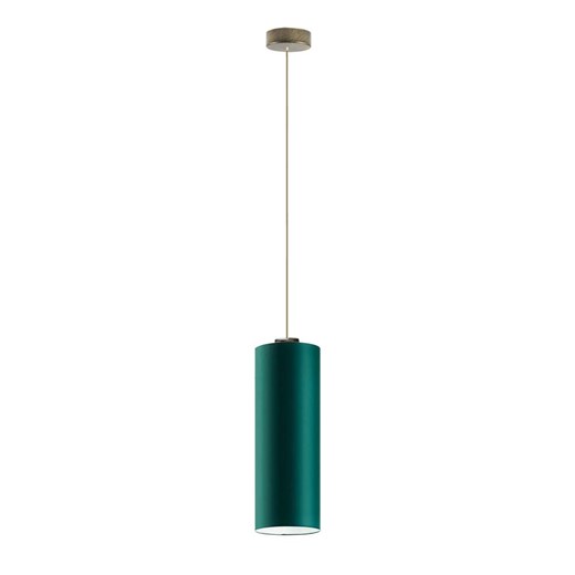 Lampa wisząca tuba zieleń butelkowa DENVER ze sklepu Lysne w kategorii Lampy wiszące - zdjęcie 181825913