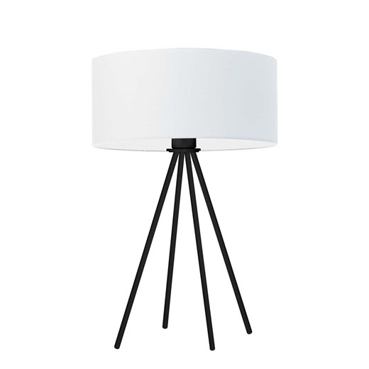 Biało-czarna lampa stołowa do salonu SIERRA z oryginalnym stelażem ze sklepu Lysne w kategorii Lampy stołowe - zdjęcie 181826611