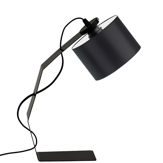 Lampa stołowa metalowa czarna HAGA ze sklepu Lysne w kategorii Lampy stołowe - zdjęcie 181826910