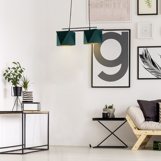 Lampa wisząca do salonu MADRYT GOLD ze sklepu Lysne w kategorii Lampy wiszące - zdjęcie 181827690