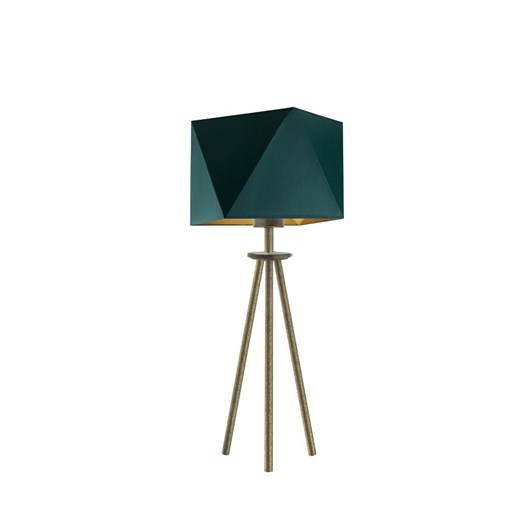 Złota lampa stołowa na trójnogu SOVETO GOLD ze sklepu Lysne w kategorii Lampy stołowe - zdjęcie 181827913