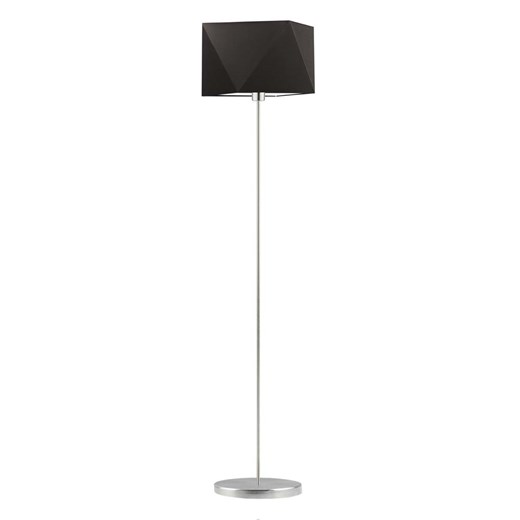 Klasyczna lampa stojąca do salonu FIDŻI z brązowym abażurem ze sklepu Lysne w kategorii Lampy podłogowe - zdjęcie 181828741