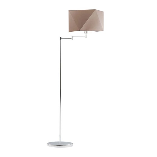 Nowoczesna lampa podłogowa do sypialni SANTIAGO z beżowym abażurem ze sklepu Lysne w kategorii Lampy podłogowe - zdjęcie 181828750