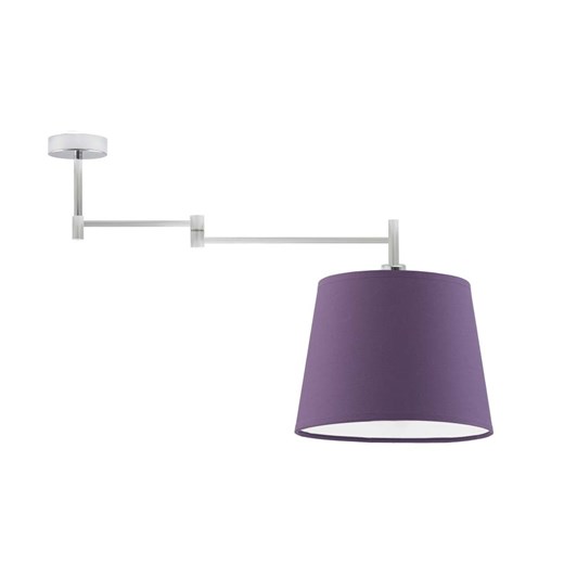 Fioletowa lampa sufitowa w stylu vintage TAMPA na wysięgniku regulowanym ze sklepu Lysne w kategorii Lampy dziecięce - zdjęcie 181829050