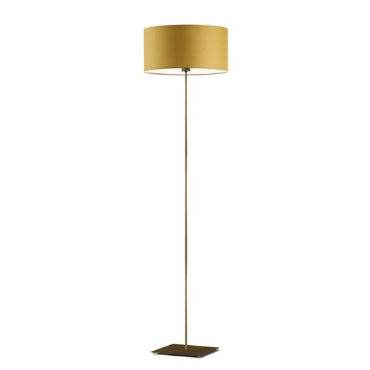 Musztardowa lampa stojąca do sypialni SOFIA na złotej nóżce ze sklepu Lysne w kategorii Lampy podłogowe - zdjęcie 181829233