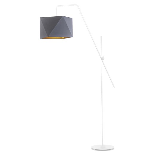 Skandynawska lampa podłogowa do salonu TOLEDO GOLD ze sklepu Lysne w kategorii Lampy podłogowe - zdjęcie 181829444