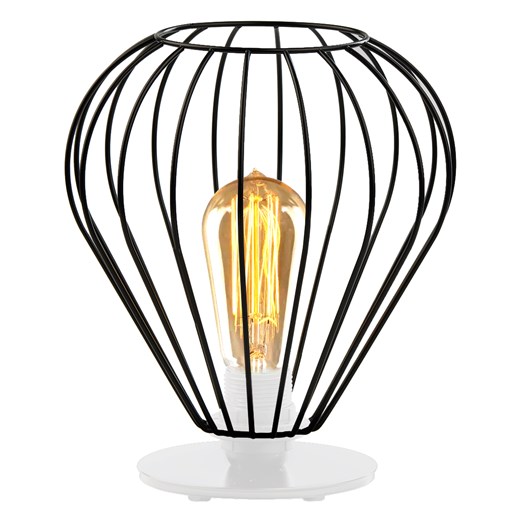 Czarna lampka stołowa loftowa ZAKYNTHOS LOFT ze sklepu Lysne w kategorii Lampy stołowe - zdjęcie 181830432