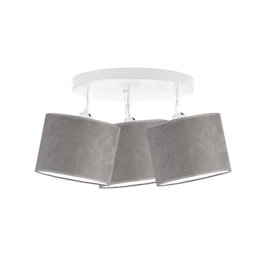 Designerska lampa sufitowa z 3 źródłami światła DAKOTA VELUR ze sklepu Lysne w kategorii Lampy sufitowe - zdjęcie 181830442
