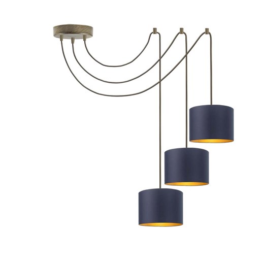 Wisząca lampa pająk WAIKIKI W3 GOLD ze sklepu Lysne w kategorii Lampy wiszące - zdjęcie 181830960