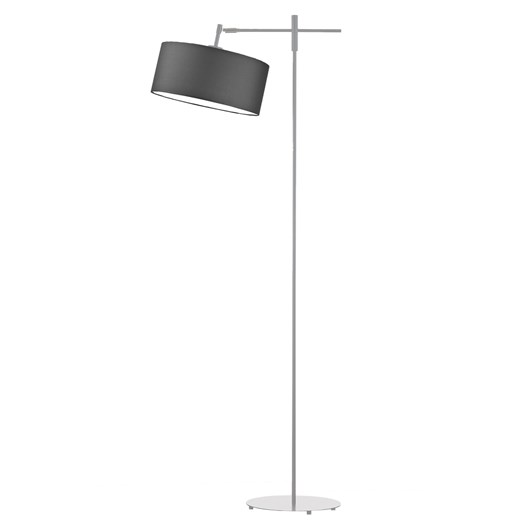 Srebrna lampa stojąca w stylu skandynawskim MELTON z regulacją kąta padania światła ze sklepu Lysne w kategorii Lampy podłogowe - zdjęcie 181831590