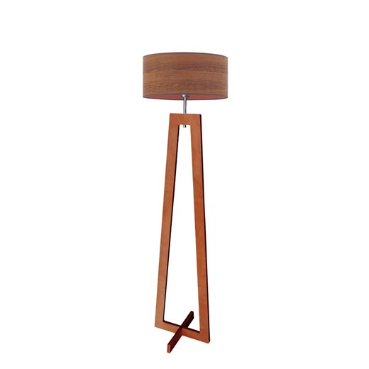 Drewniana lampa podłogowa do salonu BALI ECO z abażurem ze sklepu Lysne w kategorii Lampy podłogowe - zdjęcie 181832763