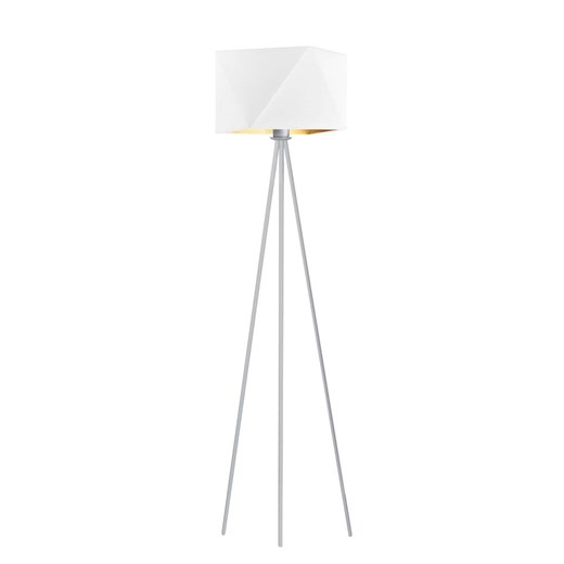 Biała lampa stojąca loft KANTON GOLD ze sklepu Lysne w kategorii Lampy podłogowe - zdjęcie 181832933