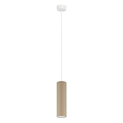 Beżowa pojedyncza lampa wisząca do kuchni BEJRUT z podłużnym kloszem ze sklepu Lysne w kategorii Lampy wiszące - zdjęcie 181833662