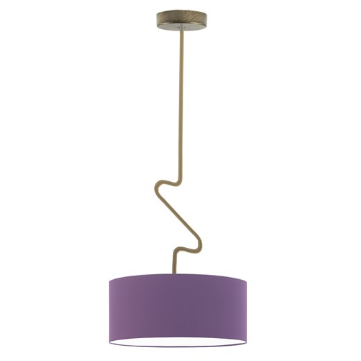 Fioletowa lampa sufitowa LOZANNA fi - 40 cm ze sklepu Lysne w kategorii Lampy sufitowe - zdjęcie 181834492