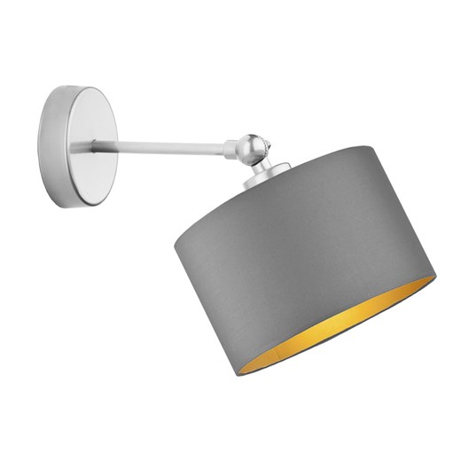Srebrna lampa ścienna na wysięgniku TETE GOLD ze sklepu Lysne w kategorii Lampy ścienne - zdjęcie 181837471