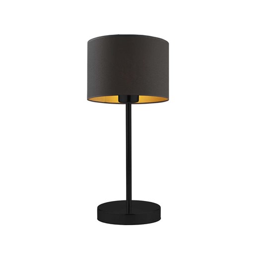 Czarna lampka nocna LED glamour NICEA GOLD ze sklepu Lysne w kategorii Lampy stołowe - zdjęcie 181837574
