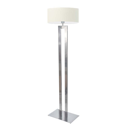 Nowoczesna lampa podłogowa do sypialni KALIFORNIA z kremowym abażurem ze sklepu Lysne w kategorii Lampy podłogowe - zdjęcie 181838372