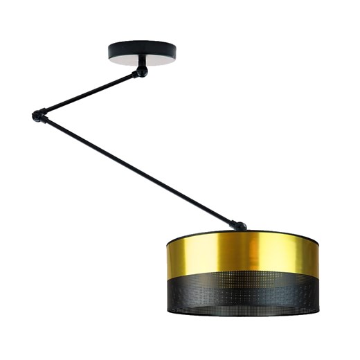 Czarna lampa sufitowa na wysięgniku nad stół NEWA GLAM ze sklepu Lysne w kategorii Lampy sufitowe - zdjęcie 181839304
