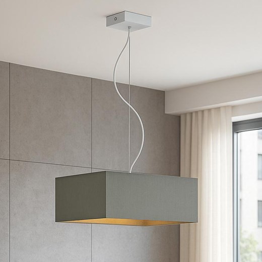 Szara lampa wisząca do kuchni nad blat w stylu skandynawskim SANGRIA GOLD ze sklepu Lysne w kategorii Lampy wiszące - zdjęcie 181840151