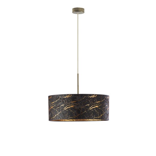 Lampa wisząca nad stół SINTRA MARMUR fi - 50 cm - kolor czarny ze sklepu Lysne w kategorii Lampy wiszące - zdjęcie 181841031