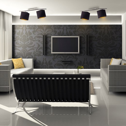 Plafoniera do salonu CORONA GOLD ze sklepu Lysne w kategorii Lampy sufitowe - zdjęcie 181841391