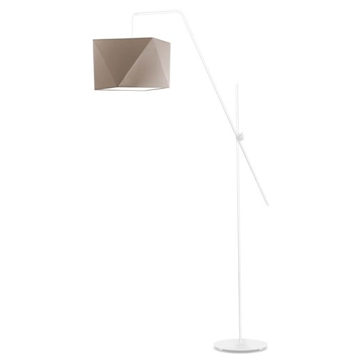 Klasyczna lampa podłogowa z regulowanym beżowym abażurem TOLEDO ze sklepu Lysne w kategorii Lampy podłogowe - zdjęcie 181842094