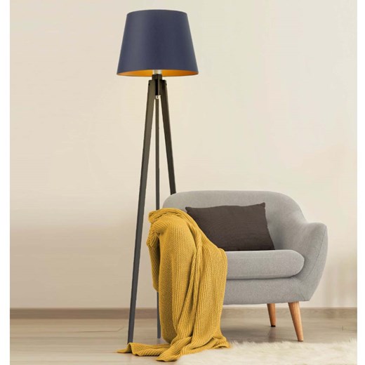Elegancka lampa podłogowa na trójnogu CURACAO GOLD ze sklepu Lysne w kategorii Lampy podłogowe - zdjęcie 181843153