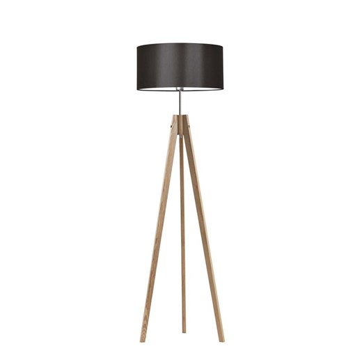 Drewniana lampa podłogowa w stylu skandynawskim HAITI ze sklepu Lysne w kategorii Lampy podłogowe - zdjęcie 181844130